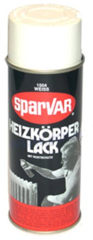 Sparvar 6015040 Heizkörperlack, 400 ml, 80 °C, weiß