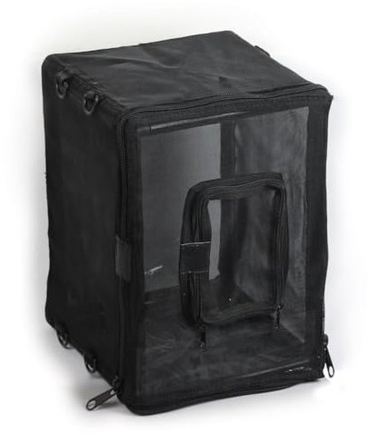 Reptiles Planet - Naturarium – Terrarium rechteckig mit Gitter weich – 75 x 45 x 75 cm