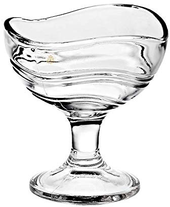 CRISTALICA Eisbecher Eiscremeglas Dessertschale Acapulco Bambini 300ml Gelato Vero klar