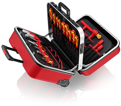 KNIPEX Werkzeugkoffer BIG Twin Move RED Elektro Kompetenz, 98 99 15