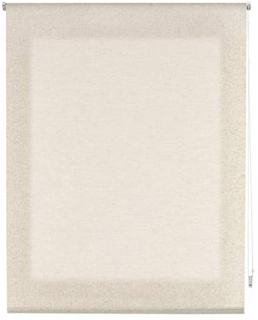 Estoralis | Theon | Modernes Design-Rollo | Lichtdurchlässig Stoff | Leinen | 110 x 195 cm. (Breite/Höhe) Stoffgröße 107 x 190 cm. | Rollos für Fenster und Türen