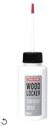 4 x Evo Stik Specialist Strong High Strength Heavy Duty Wood Locker Furniture Glue/Adhesive - Waterproof Ideal for Interior and Exterior Use - 200ml