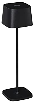 Konstsmide Tischleuchte Capri | schwarz | Indoor/Outdoor | USB/Akku | 7814-750, 10 x 10 x 36 cm