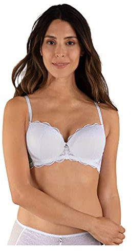 Naturana Fullständiga spetsar bygel-BH med skal – 7112, Vit, 70G