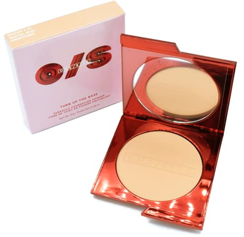 One size One Size Patrick Starrr Turn Up The Base Powder Foundation - Medium 3 (R) - Medium, Rosy Undertones - Face Pressed Powder Makeup Foundation Medium-to-Full Coverage, Soft Matte Finish