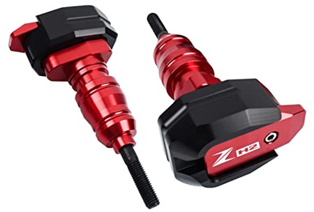 XLNB Motorcycle Falling Protection Frame Slider Fairing Guard Crash Pad Protector for Kawasaki Z H2 ZH2 Zh2 2019 2020 Anti-Fall Frame Sliders (Color : Red)