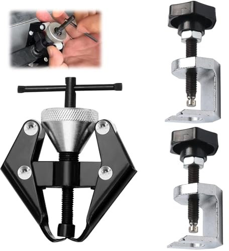 JidRMC 3 Stück Scheibenwischer Abzieher Werkzeuge, Wischerarm Lagerabzieher Abzieher mit 2 Behoben, Universal Wischerarm Abzieher Einstellbar, Polklemmen Abzieher Scheibenwischerarm, für Auto