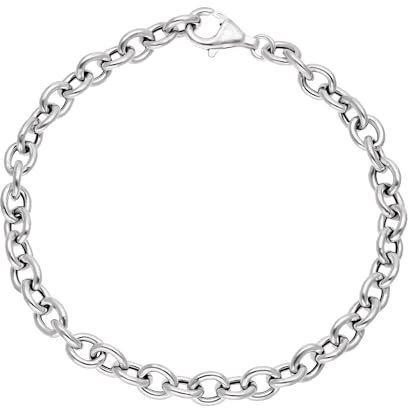 Pulsera eslabones circulares entrelazados en Plata de Ley 925 - Joyas para Mujer - Hecho en España - Ideal para regalo
