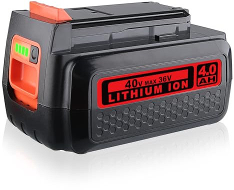 VANTTECH LBXR36 40V 4.0Ah Li-ion Ersatzakku für Black und Decker LBXR36 LBX36 LBXR2036 LBX1540 LBX2040 LBX2540 BL2536 BL20362 LCS1240 Kompatible mit Black und Decker 40V Akku Elektrowerkzeugen
