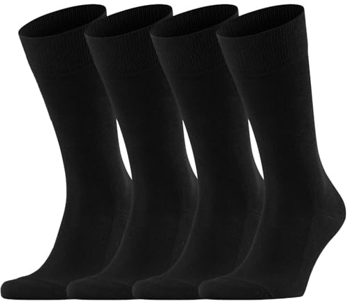 Dafi soft 4 Pairs Men's Seamless Toe Cotton Socks - Premium Comfort, Made in Turkey