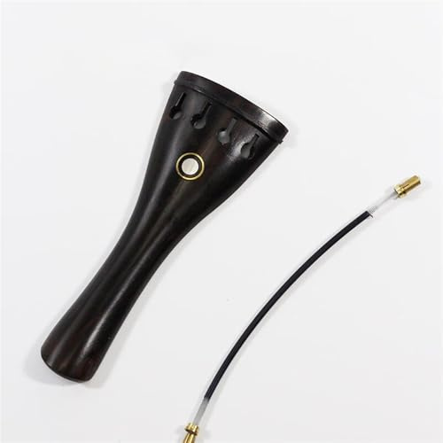Geigenzubehör Saitenhalter Für Violine Mit Vollständigem Schwanzseilzubehör 1/8/2/3/4/4 1/8 Saitenhalter + Schwanzseil(Ebony,4/4)