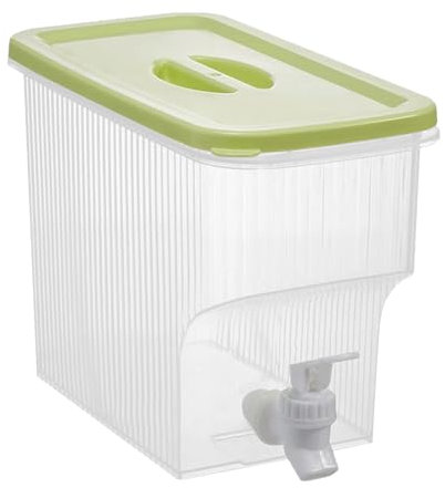Dispensador de bebidas, Fuente de Agua y Cóctel, | Distribuidor de bebidas | Bocal transparente portátil de gran capacidad de 3.9 l para servir cubitos de hielo, limonada, cócteles