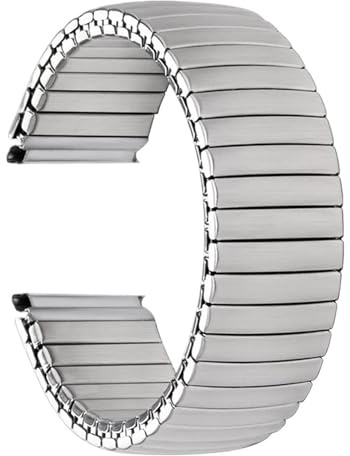 LMINGZE Elastisches Uhrenarmband 18mm 20mm 22mm Edelstahl Uhrenarmband Herren Damen Stretch-Erweiterung Armband Zubehör