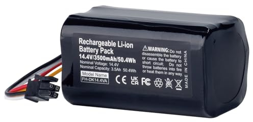 Batteria di ricambio per aspirapolvere Samsung, 14,4 V, 3500 mAh, VR05R5050WK