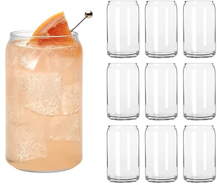 LIBBEY 70462 Bicchiere, GLASS CANS, 473 ml, set da 12