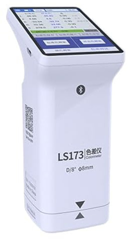 FLNOZAMZ Colorimètre Multifonction Portable, analyseur de Couleurs LS173 D/8° avec écran Tactile, testeur de Couleurs Ouverture de Mesure de 8 mm