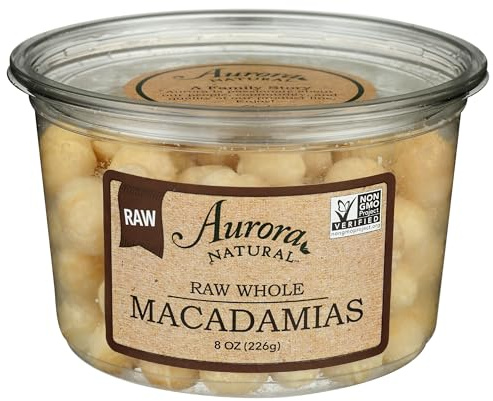 Aurora Products Macadamia Nuts, Raw, 8 oz