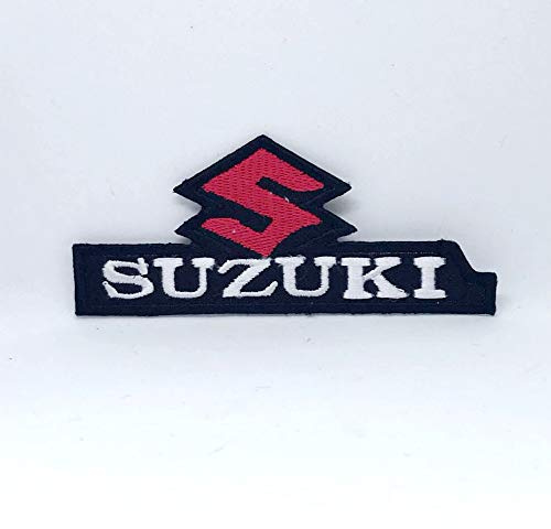 GK ecusson logo Suzuki sport voiture racing noir thermocollant