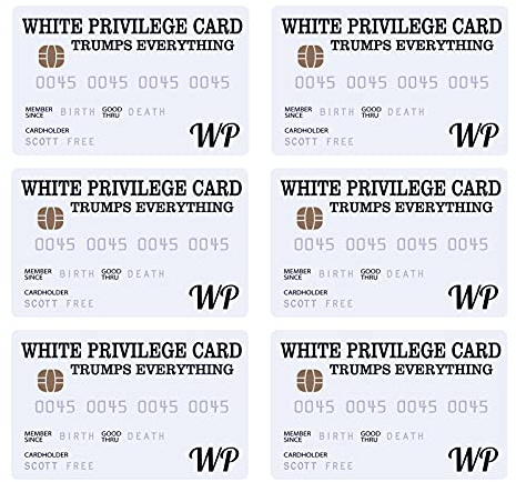 Risegun Weiße Privilege Karte, PVC Männer Geschäfts Geschenkkarte Jubiläum Gedenkkarte Geschenke Plastik Brieftaschenkarten lustige Karten für Weihnachten(6-Stücke)