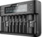 everActive Caricatore per fino a 10 batterie agli ioni di litio e NI-MH, Li-HV e Li-FePO4 professionale, veloce e universale, display LCD, test di capacità, modello: UC800