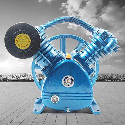 4KW 5,5HP Luftkompressor Pumpenkopf, 800RPM V Typ Doppelzylinder Luftkompressor Pumpenkopf Doppelstufe, Hohe Effizienz Hohe Präzision