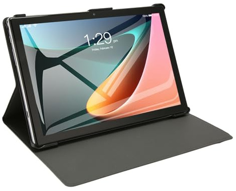 10,1-Zoll-Android 12-Tablet-PC, 8-Kern-CPU, 8 + 256 G RAM, FHD-Touchscreen und Dual-Lautsprecher-Smart-Tablet mit Schutzhülle, 7000 MAh Lange Akkulaufzeit (EU-Stecker)