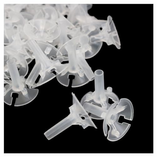 XGNG 95PCS Multifunctional Clear Round Candy Truffle Wrappers Dome Tray Base Chocolate Box Bouquet Holder Flower Packaging Support Rack Floral Picks for Wedding Birthday Decor