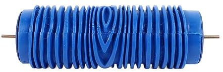 5in Rubber Pattern Paint Roller, Reusable Decorative Art Texture for Walls Hide Imperfections Versatile Use on Furniture to Fabric DIY Tool (ZZ0080 Circle)