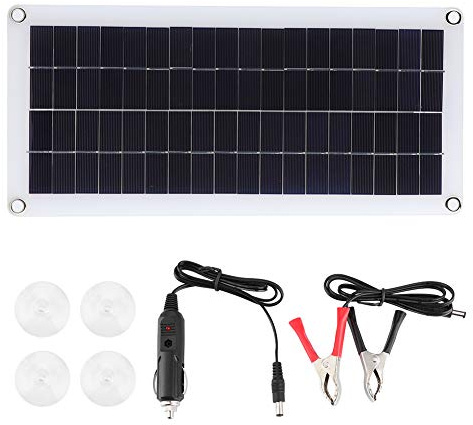 Tragbares Solarpanel, 20W 18V Photovoltaik-Modul mit USB-Anschluss, Polykristallines Silizium-Panel für Outdoor-Camping, Wandern, Reisen