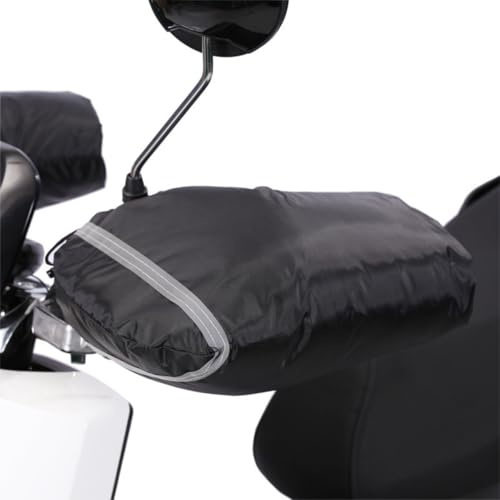 HPONEZJ Lenker Handshuhe Winter Motorrad Lenkerstulpen Wasserdicht Lenkerhandschuhe Reflektierend Handwärmer Universal Motorradlenker Lenkermuffen Thermo Lenkerstulpen für Fahrrad Motorräder Scooter