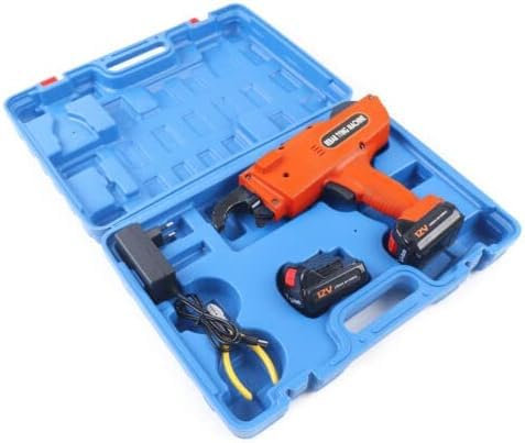 Automatische Drahtbindemaschine Rebar Drahtbinder Und Bindedrahtrollen Bewehrungsverbinder Tying Maschine Handheld Elektrische Stahlband Bindemaschine BewehrungsstäBe Automatisches BindegeräT Orange