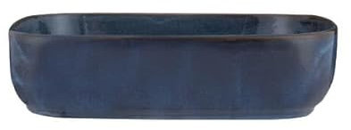 Mason Cash Reactive Blue Square Baker 24cm | 1.8 Litre Stoneware Oven Dish with Unique Glaze Finish – Ideal for Vegetables, Crumbles & Oven-to-Table Serving | Dishwasher & Microwave Safe