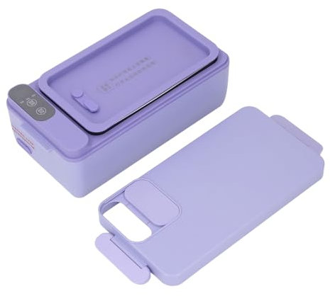 Denash Portapranzo Riscaldato Elettrico, Contenitore per Alimenti Elettrico da 1 Litro a Riscaldamento Rapido con 3 Batterie, Portapranzo Portatile a Mantenimento Rapido del Calore,