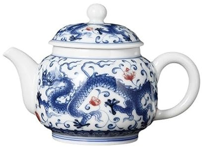 MPOPO Herbal Tea Pot Teapot Single Pot Household Tea Brewer Kung Fu Tea Set Large Capacity Handmade With Filter Loose Leaf Tea Steeper