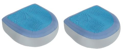 HAIJED 2PCS Hot Tub Booster Seat, Inflatable Hot Tub Seat with Suction Cups, Spa Booster Cushion, Mesh Bath Spa Pad Inflatable and Water-Filled for Bathtub Massage Spa Adult (2PCS)