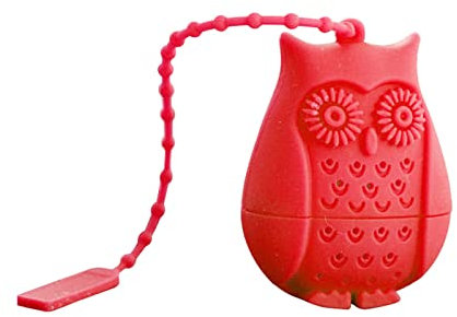 Kreatives Tee-Ei Tier Eule Teefilter Silikon Lose Blätter Teesieb für Teetrinker Liebhaber Supplies
