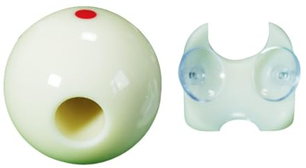 Dickly Billard Ball mit Öffnung, Billard Trainingshilfe für Stöcke, Zielhilfe für Pool, Groß für Eight Ball