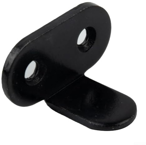 Lot de 2 butées pivotantes robustes en acier avec vis de montage et ancrages muraux pour porte coulissante