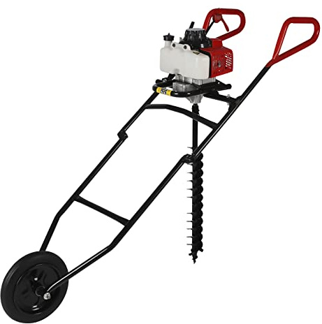 MELAQULY Trapano a terra, 2 tempi, 3 CV, 63 cc, per pozzi e piante