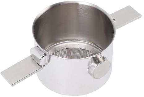 Fdit Filtro de café Reutilizable de Acero Inoxidable, Taza con Gotero Portátil para Viajes y Acampadas