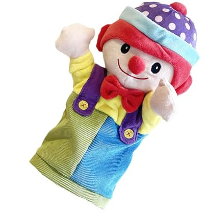 Marionetta a mano in peluche per bambini, teatro, gioco di ruolo, per insegnanti e attività familiari, giocattolo divertente per raccontare storie