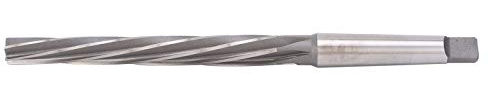 Maschinenreibahlen-Ersatz, Hochgeschwindigkeitsstahl-Reibahle mit konischem Schaft, 1:50-Kegel-Präzisionswerkzeug für die Formenbearbeitung, 14 mm Schaftdurchmesser mit 6 Klingen,