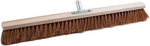 Sorex Besen Kokos 800 mm mit Metallstielhalter Flachholz
