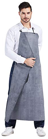 Nanxson Waterproof Rubber Apron for Men Butcher Apron Chef Aprons for Cooking Gardening Barbecue