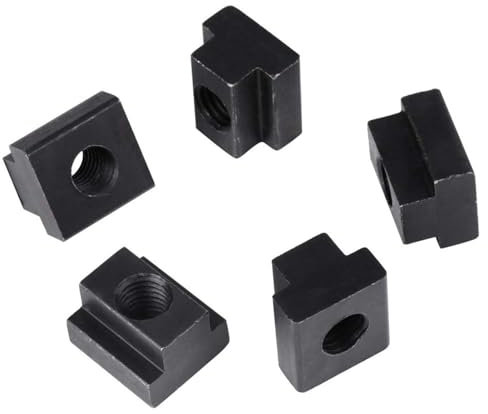 Jadeshay Dadi,5 Pezzi Dadi a T M12 Dado del T-Scanalatura Scorrevoli per Maschere Strumento di Lavorazione del Legno Vite Slot di Fissaggio
