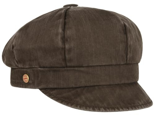 Mayser Alexa Ballonmütze Schirmmütze Baker-Boy-Mütze UV-Schutz Made in EU Damen Frühjahr Sommer braun One Size