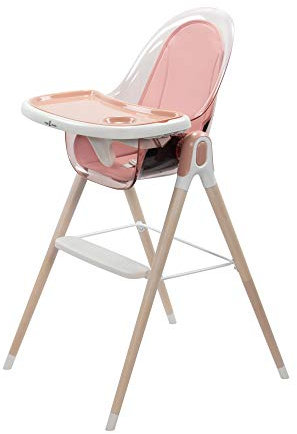 Engel & Storch Trona 2 en 1 ARTO para bebé, trona combinada, color rosa transparente