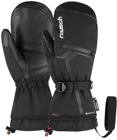 Reusch Unisex Mittens Down Spirit Gore-Tex Mittens 7702 Black/Silver 10.5
