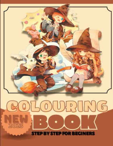 HARY COLORING BOOK: [NEW EDITION] With +100 Coloring pages filled with A lot of Comic characters, The Coloring Books for Kids, Adults and all Fans.