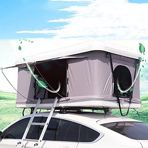 WLONK dachzelt hartschale Pickup-Truck-Zelt, 2-Personen-Autobett-Zelt mit eingebauten Taschen, Doppelfenster-Design, einfaches LKW-Bett-Zelt für Camping, Wandern, Angeln